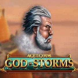 Age Of The Gods: God of Storms logo by Playtech Rollflame Casino