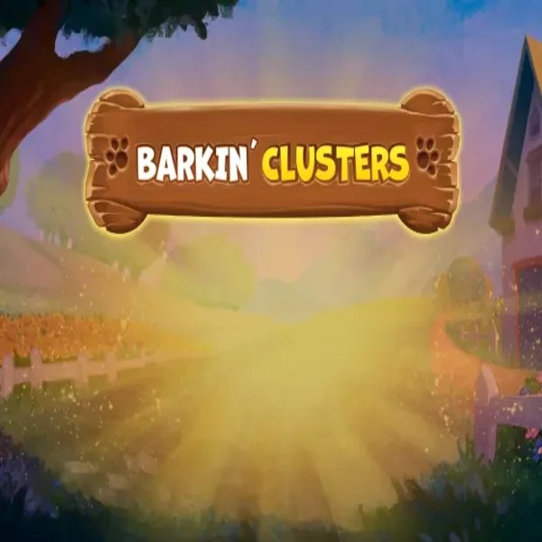 Barkin Clusters slot logo by Greentube at Rollflame Casino