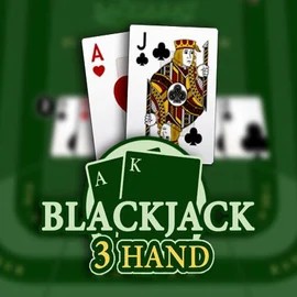 Blackjack 3H (Habanero) logo by Habanero at Rollflame Casino
