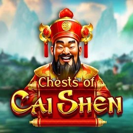 Chests of Cai Shen online game logo by Pragmatic Play on rollflames.it