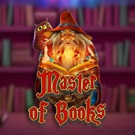 Official Slots logo: Master of Books by Swintt at Rollflame Casino