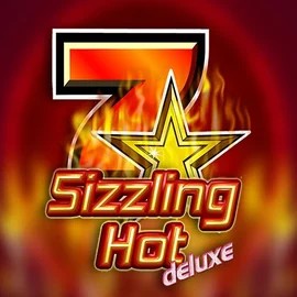 Official Slots logo: Sizzling Hot Deluxe by Novomatic at Rollflame Casino